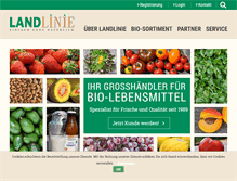 Tablet Screenshot of landlinie.de
